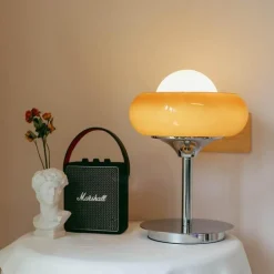 Elegante Tischlampen aus Glas – Dekorative Eierkuchenbeleuchtung