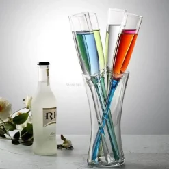 Eleganter Champagnerkelch aus Kristall – Weingläser für Partys, 120–150 ml