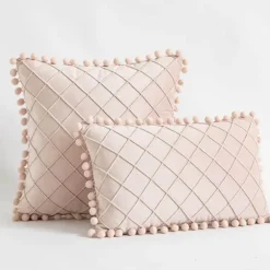 Eleganter Diamond Luxe Dekorativer Kissenbezug - Kissenhülle