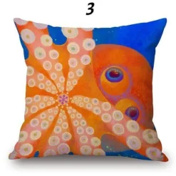 Eleganter Kissenbezug mit Blumenvase – luxuriöser Kissenbezug für die Inneneinrichtung