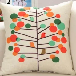 Eleganter Kissenbezug mit Blumenvase – luxuriöser Kissenbezug für die Inneneinrichtung