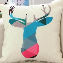 Eleganter Kissenbezug mit Blumenvase – luxuriöser Kissenbezug für die Inneneinrichtung