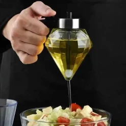 Eleganter Ölspender - Ausgießflasche aus Glas