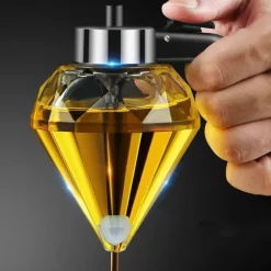 Eleganter Ölspender - Ausgießflasche aus Glas