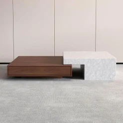 Eleganter Marmor-Couchtisch - Alaric Design