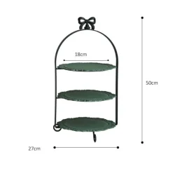 Eleganter mehrstöckiger Tortenständer – Dessert-Display mit Schleife