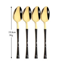 Elegantes Edelstahl-Besteckset – Premium-Essbesteck