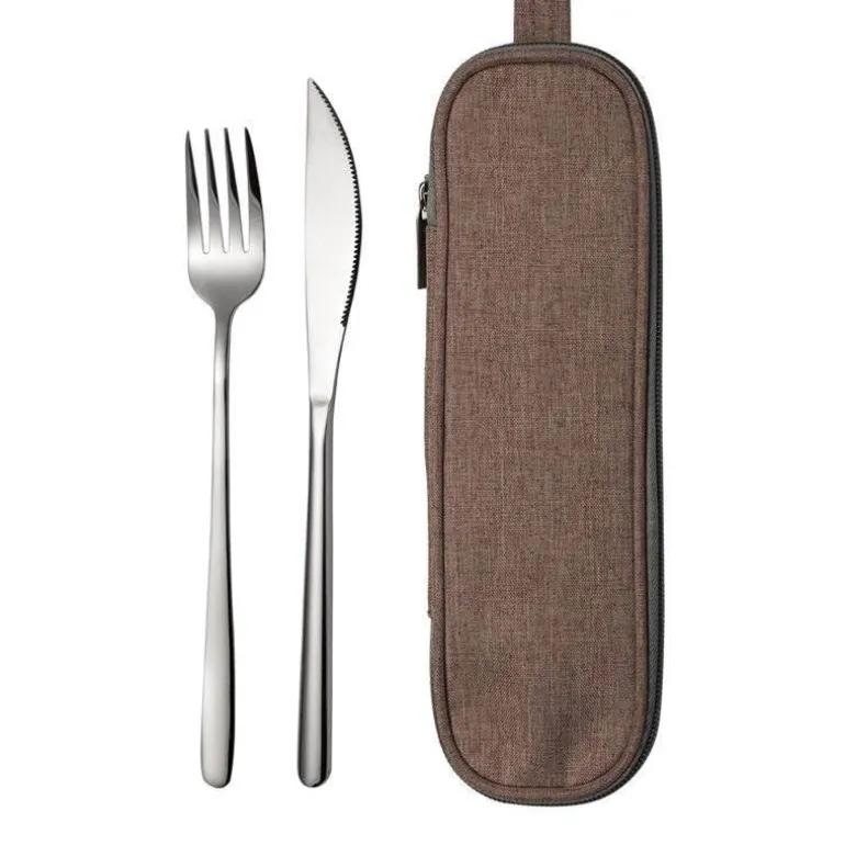 Elegantes Edelstahl-Geschirrset – Premium-Essbesteck