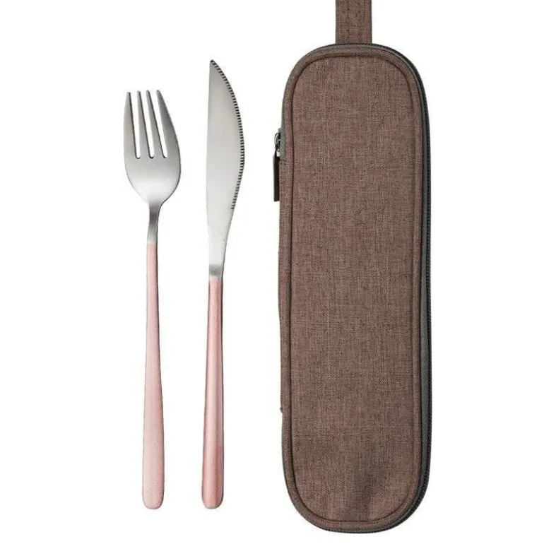 Elegantes Edelstahl-Geschirrset – Premium-Essbesteck