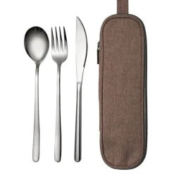Elegantes Edelstahl-Geschirrset – Premium-Essbesteck
