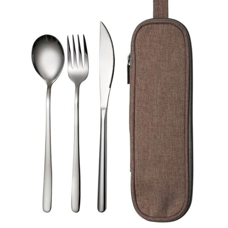 Elegantes Edelstahl-Geschirrset – Premium-Essbesteck