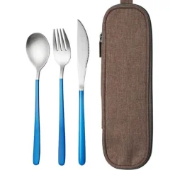 Elegantes Edelstahl-Geschirrset – Premium-Essbesteck
