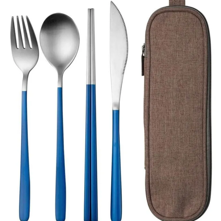 Elegantes Edelstahl-Geschirrset – Premium-Essbesteck