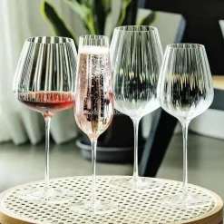 Elegantes Weinkelch-Set aus Kristallglas – Luxuriöse Champagnergläser für Partys