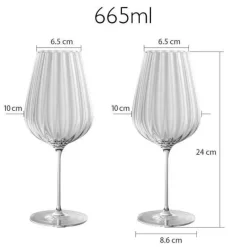 Elegantes Weinkelch-Set aus Kristallglas – Luxuriöse Champagnergläser für Partys