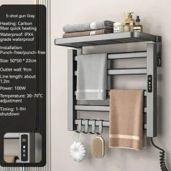 Elektrisch beheizter Handtuchhalter - Intelligenter Organizer-Trockner