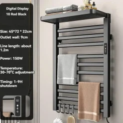 Elektrisch beheizter Handtuchhalter - Intelligenter Organizer-Trockner
