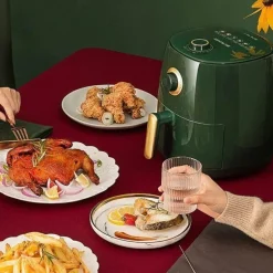 Elektrische Mini-Heißluftfritteuse – 3 l, ölfreies Gerät zum gesunden Kochen