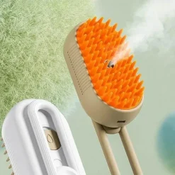 Elektrische Tierbürste – 3-in-1-Pflegewerkzeug mit Dampfgarer
