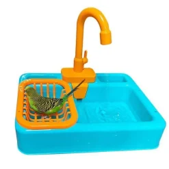 Elektrischer Badewannenhahn - Dekorativer Wasserhahn mit Vogeldesign