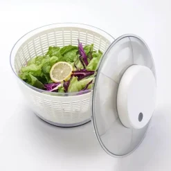 Elektrischer Gemüsetrockner und Salatschleuder, 2-in-1-Küchengerät