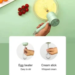 Elektrischer Handaufschäumer - 2-in-1 Milchmixer Schneebesen