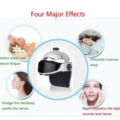 Elektrischer Heizhelm für die Augenmassage – wiederaufladbares Entspannungsgerät