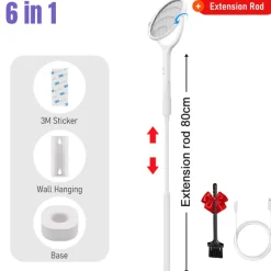 Elektrischer 6-in-1-Mückenvernichter – drehbare Insektenfalle
