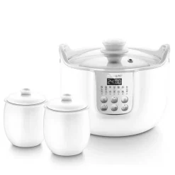 Elektrischer Kochtopf aus Keramik – Multifunktionales Schmorgerät