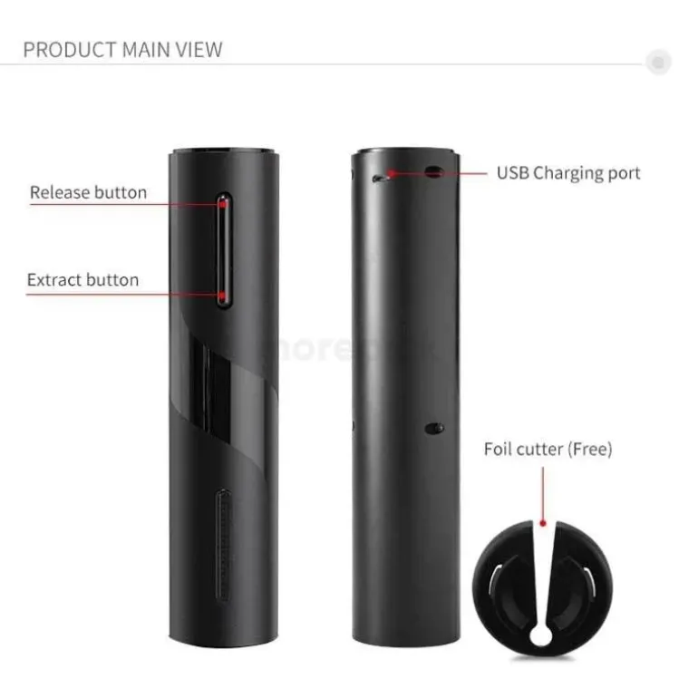 Elektrischer Korkenzieher – per USB wiederaufladbarer Weinöffner für Partys