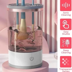 Elektrischer Make-up-Pinselreiniger – 3-in-1-Schleudermaschine