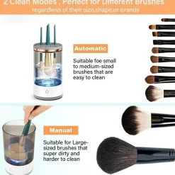 Elektrischer Make-up-Pinselreiniger – 3-in-1-Schleudermaschine