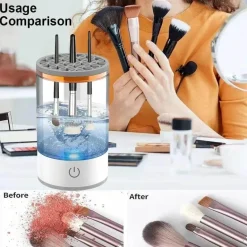Elektrischer Make-up-Pinselreiniger – 3-in-1-Schleudermaschine