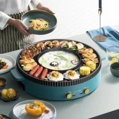 Elektrischer rauchfreier BBQ-Grill – Antihaft-Grill im koreanischen Stil