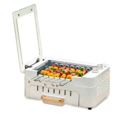 Elektrischer rotierender rauchfreier Grillofen