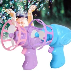 Elektrischer Seifenblasenblumen-Ventilator – Lustiges Outdoor-Spielzeug für Kinder