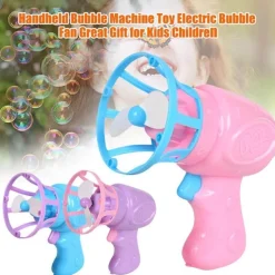 Elektrischer Seifenblasenblumen-Ventilator – Lustiges Outdoor-Spielzeug für Kinder