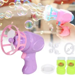 Elektrischer Seifenblasenblumen-Ventilator – Lustiges Outdoor-Spielzeug für Kinder