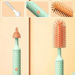 Elektrischer Silikon-Flaschenreiniger – Rotierendes Geschirrspülwerkzeug