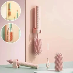 Elektrischer Silikon-Flaschenreiniger – Rotierendes Geschirrspülwerkzeug