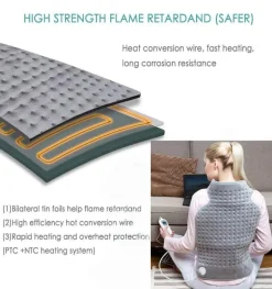 Elektrisches Heizkissen – Wärmetherapie zur Linderung von Nacken- und Schulterschmerzen