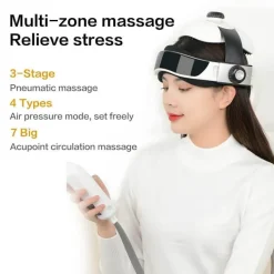 Elektrisches Kopfmassagegerät – Entspannendes Kopfhautmassagegerät zur Stresslinderung