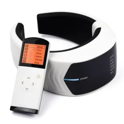 Elektrisches Nackenmassagegerät – Pulstherapie-Entspannungsgerät mit Fernbedienung