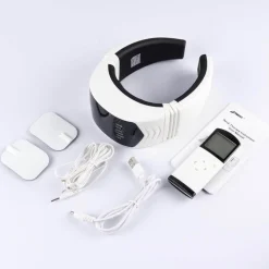 Elektrisches Nackenmassagegerät – Pulstherapie-Entspannungsgerät mit Fernbedienung