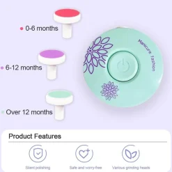 Elektrisches Nagelknipser-Set für Babys – Sichere Nagelpflege für Kleinkinder