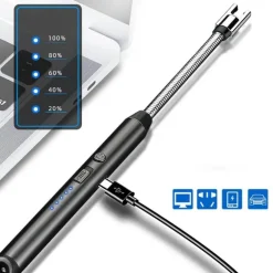 Elektrisches Plasma-Lichtbogenfeuerzeug – wiederaufladbares, flammenloses, tragbares Design