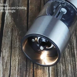 Elektrisches Salz- und Pfeffermühlen-Set – batteriebetriebene Gewürzmühle