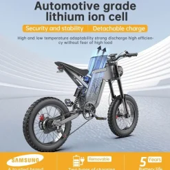 Elektrisches Snowbike - Mountain Monster All-Terrain E-Bike