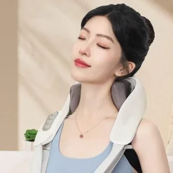 Elektrisches U-förmiges Nackenmassagegerät – Gerät zur täglichen Schmerzlinderung