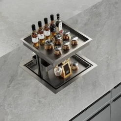 Elektrisches verstecktes Küchenaufbewahrungssystem - intelligenter Platzsparer